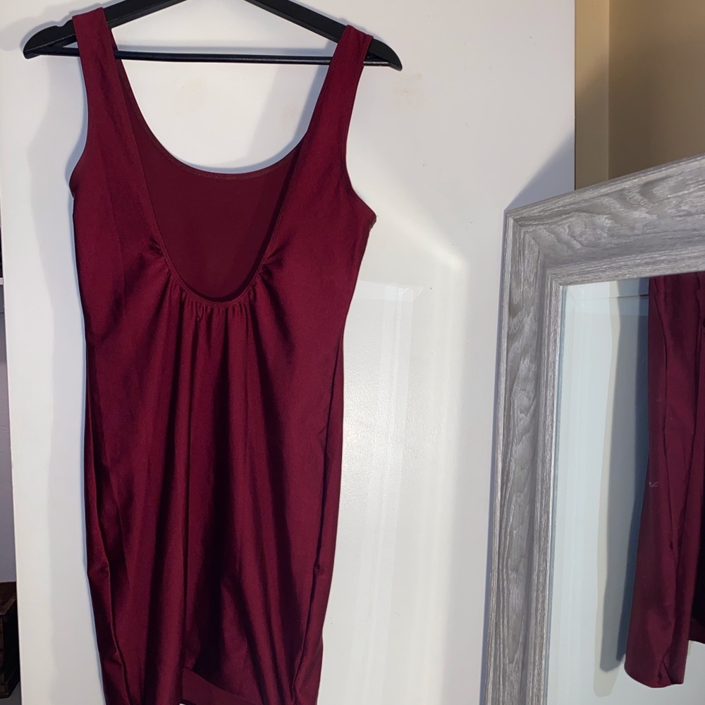 Red bodycon dress